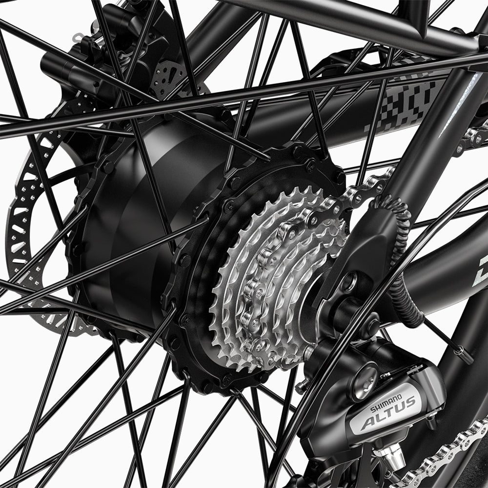 CYSUM Speedy electric mountain bike - 27.5"- Gray color, top speed 25km/h, hydraulic disc brake-4