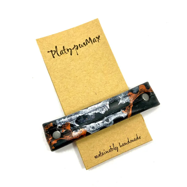 Recycled Bike Tire Barrette