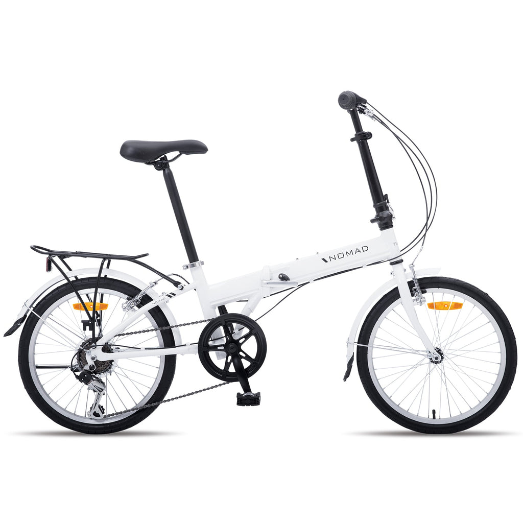 NNEDSZ Progear Bikes Nomad Folding Bike 20" in Pearl White-1